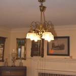 4 light Brass Gas Fixture