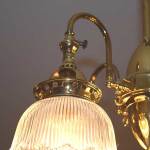 4 light Brass Gas Fixture