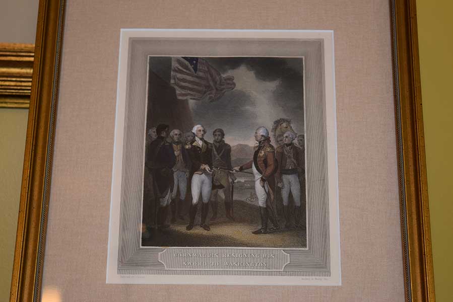 Cornwallis Washington Engraving