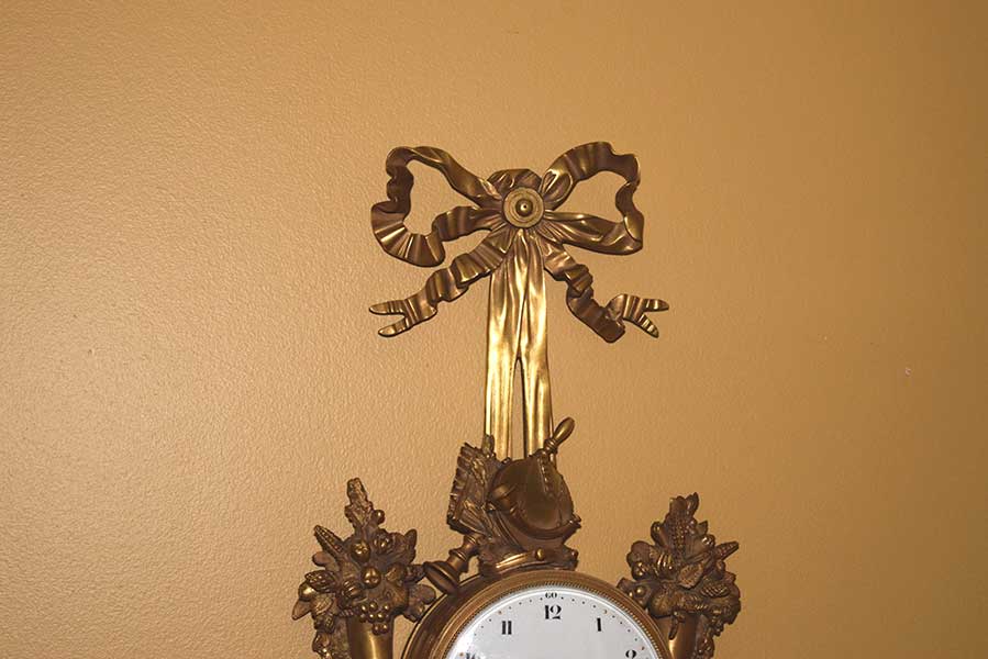 Gold Gilded Wall Clock