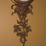Gold Gilded Wall Clock