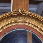 Oval Gold Leaf Mirror