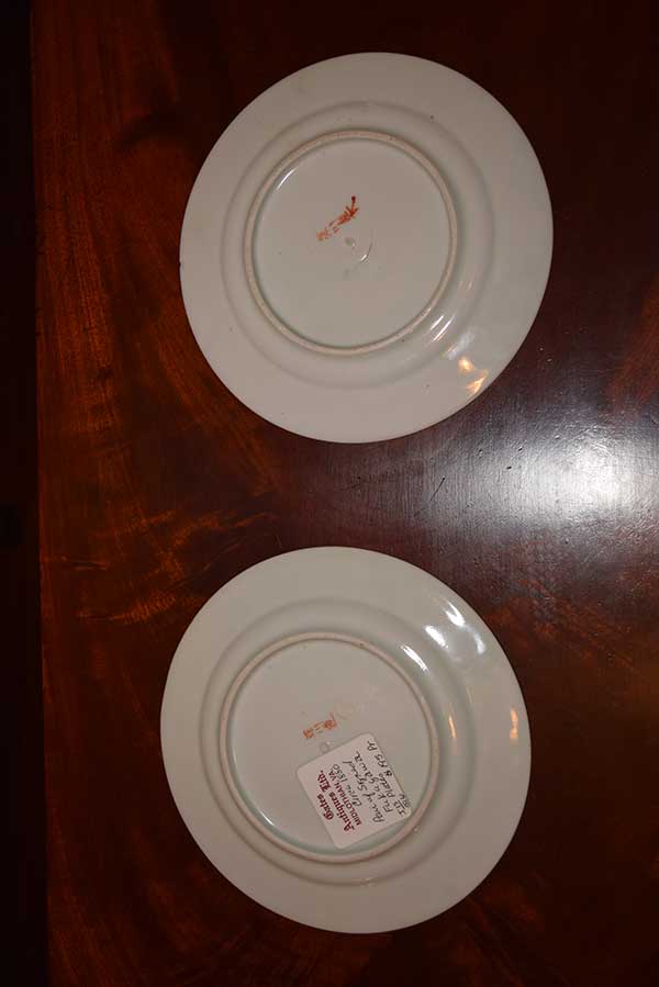 Pair of Fukagawa Plates