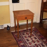 Tiger Maple One Drawer End Table