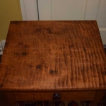 Tiger Maple One Drawer End Table
