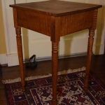 Tiger Maple One Drawer End Table