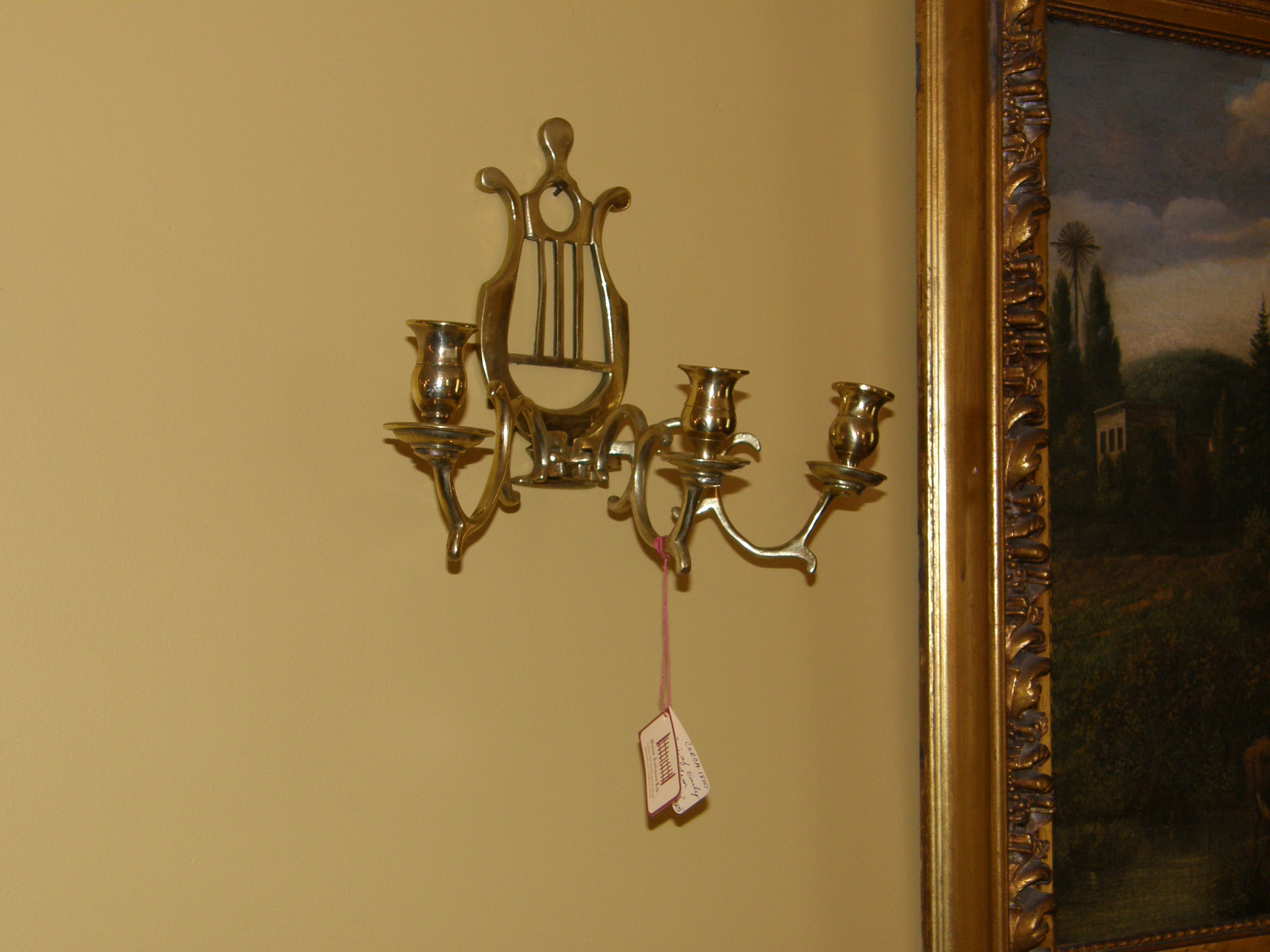 A Pair of Solid Brass wall Sconces