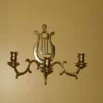 A Pair of Solid Brass wall Sconces