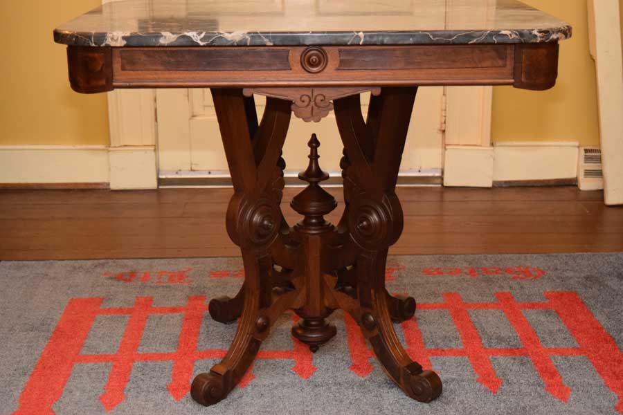 Black Marble Top Table