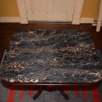 Black Marble Top Table