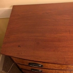 Bow Front Chest with Bird's Eye Maple