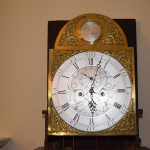 Brass Dial Tall Case Clock