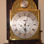 Brass Dial Tall Case Clock
