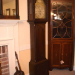 Brass Dial Tall Case Clock
