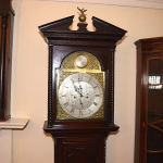 Brass Dial Tall Case Clock
