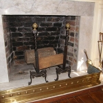 Brass & Wrought Iron Andirons