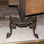 Brass & Wrought Iron Andirons