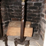 Brass & Wrought Iron Andirons