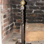 Brass & Wrought Iron Andirons