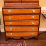 Butler’s Secretary with Bird’s Eye Maple Accents