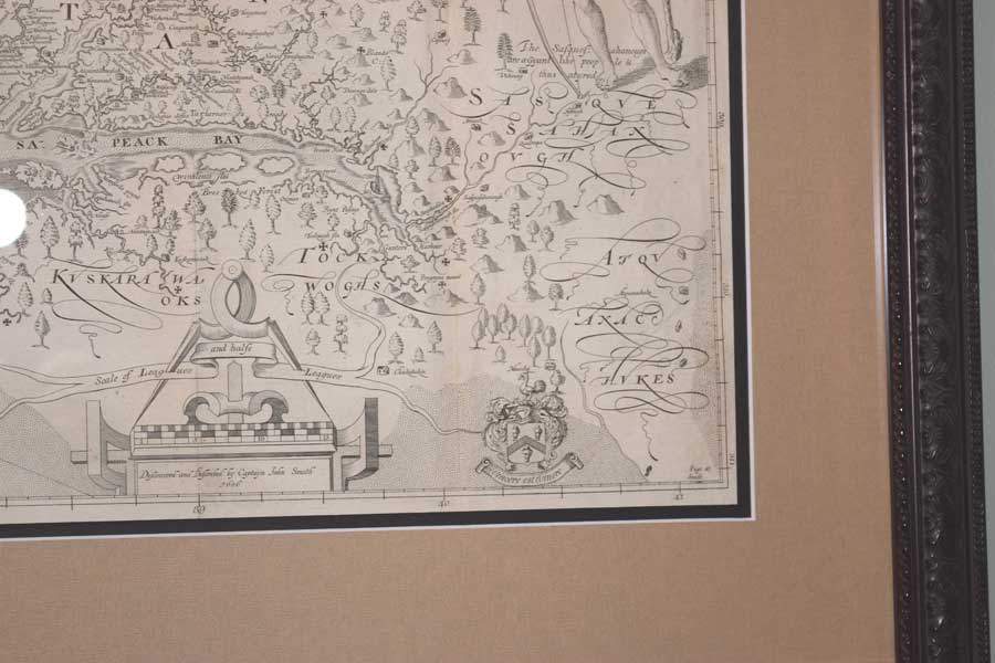 Captain John Smith\'s Map of Virginia
