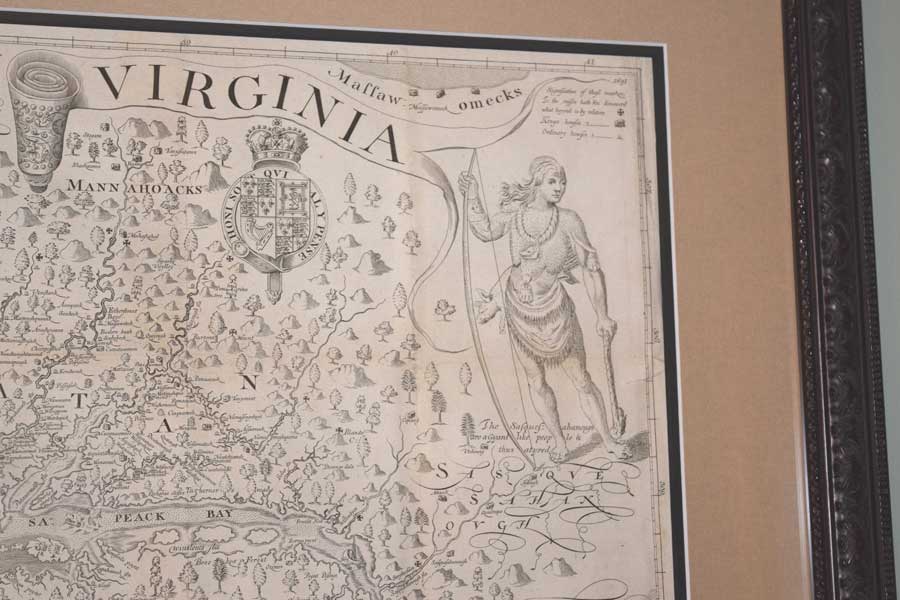 Captain John Smith\'s Map of Virginia