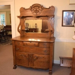 Carved Oak Sideboard