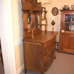 Carved Oak Sideboard