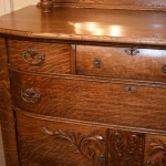 Carved Oak Sideboard