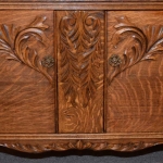 Carved Oak Sideboard