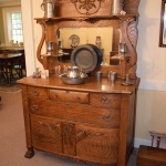 Carved Oak Sideboard