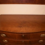 Cherry and Birch Bow Front Chest