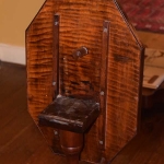 Cherry and Bird\'s Eye Maple Candle Stand
