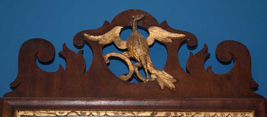 Chippendale Mirror with Phoenix