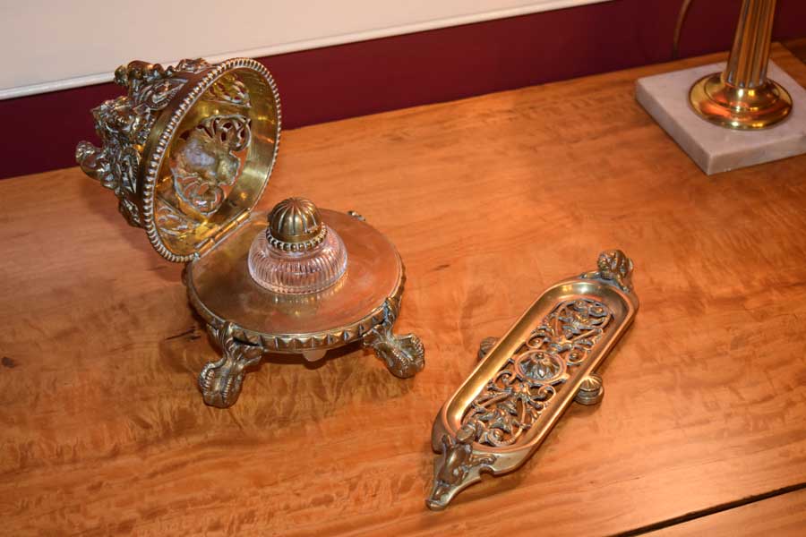 Desk Sets from Victorian to Art Nouveau