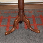 Dishtop, Walnut Candlestand