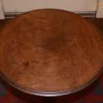 Dishtop, Walnut Candlestand