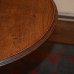 Dishtop, Walnut Candlestand