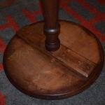 Dishtop, Walnut Candlestand