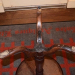 Dishtop, Walnut Candlestand