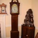 English Oak Tall Case Clock