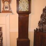 English Oak Tall Case Clock