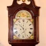 English Oak Tall Case Clock