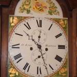 English Oak Tall Case Clock