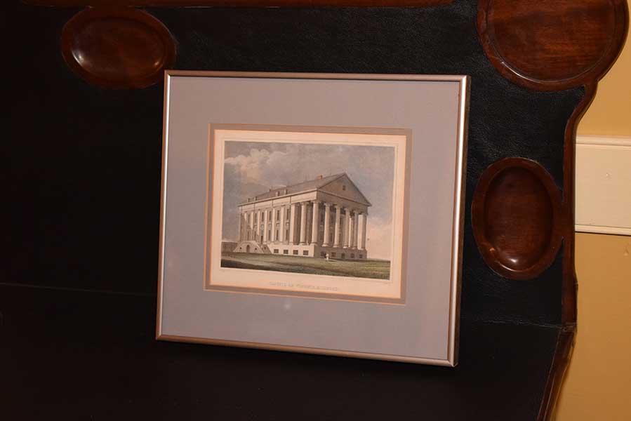 Engraving-The Capitol of Virginia