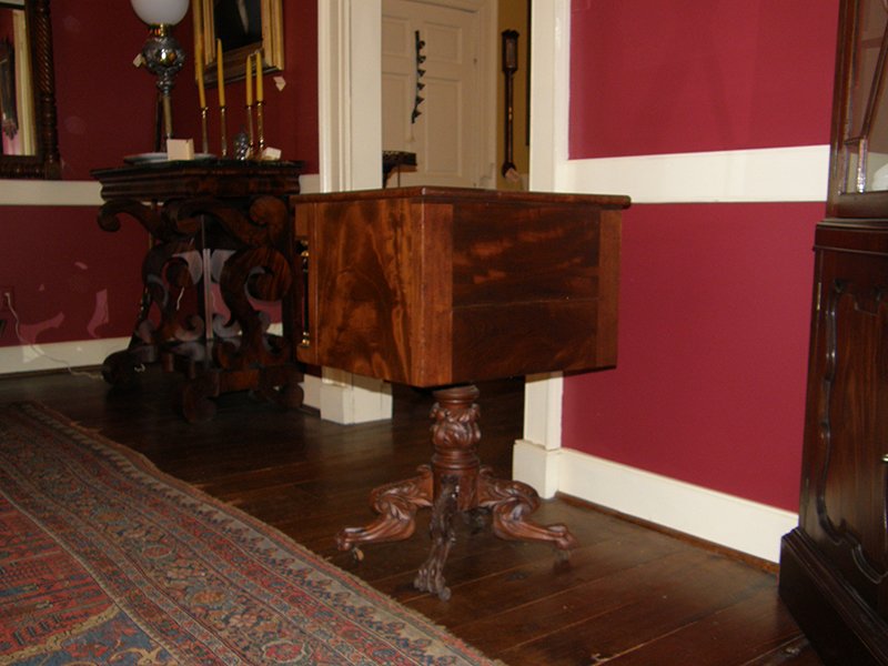 Federal 3 Drawer End Table