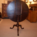Figured Mahogany Tilt Top