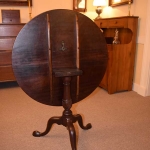 Figured Mahogany Tilt Top