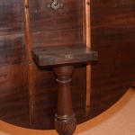 Figured Mahogany Tilt Top