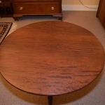 Figured Mahogany Tilt Top